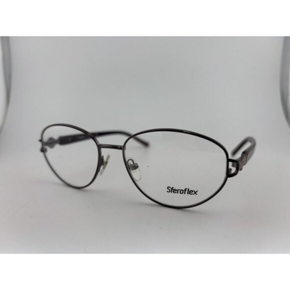SFEROFLEX - Brown Tortoise 2546-B 441 52-16-135 Oval Eyeglass Frames